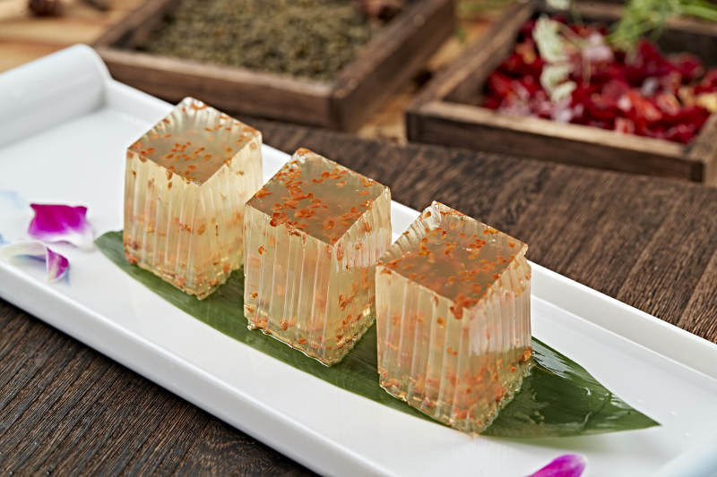 港式茶餐桂花水晶萝卜糕图片