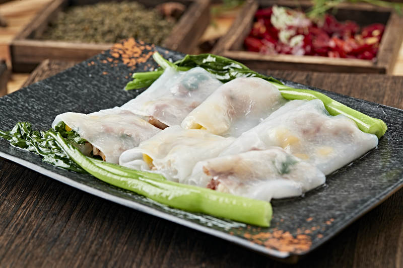 港式茶餐传统广式肠粉图片