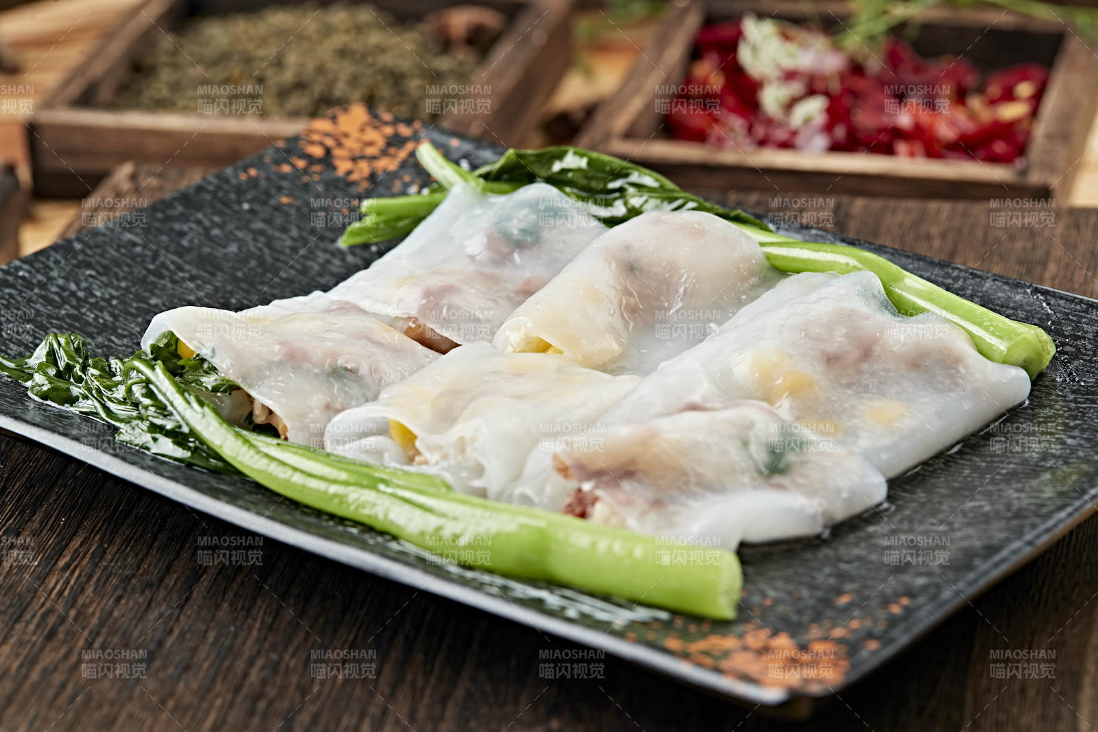 港式茶餐传统广式肠粉图片