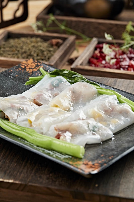 港式茶餐传统广式肠粉图片