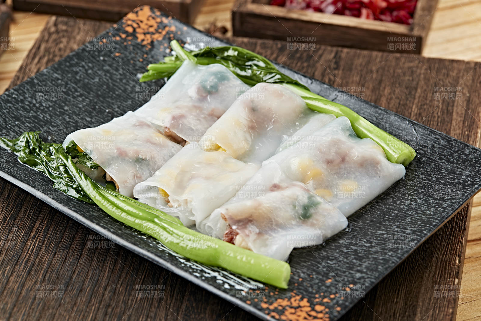 港式茶餐传统广式肠粉图片