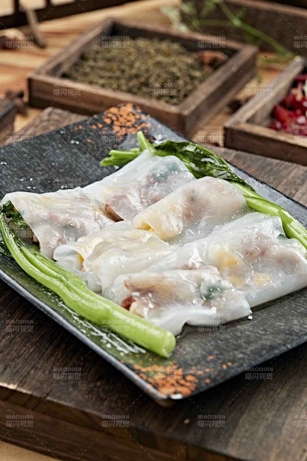 港式茶餐传统广式肠粉图片