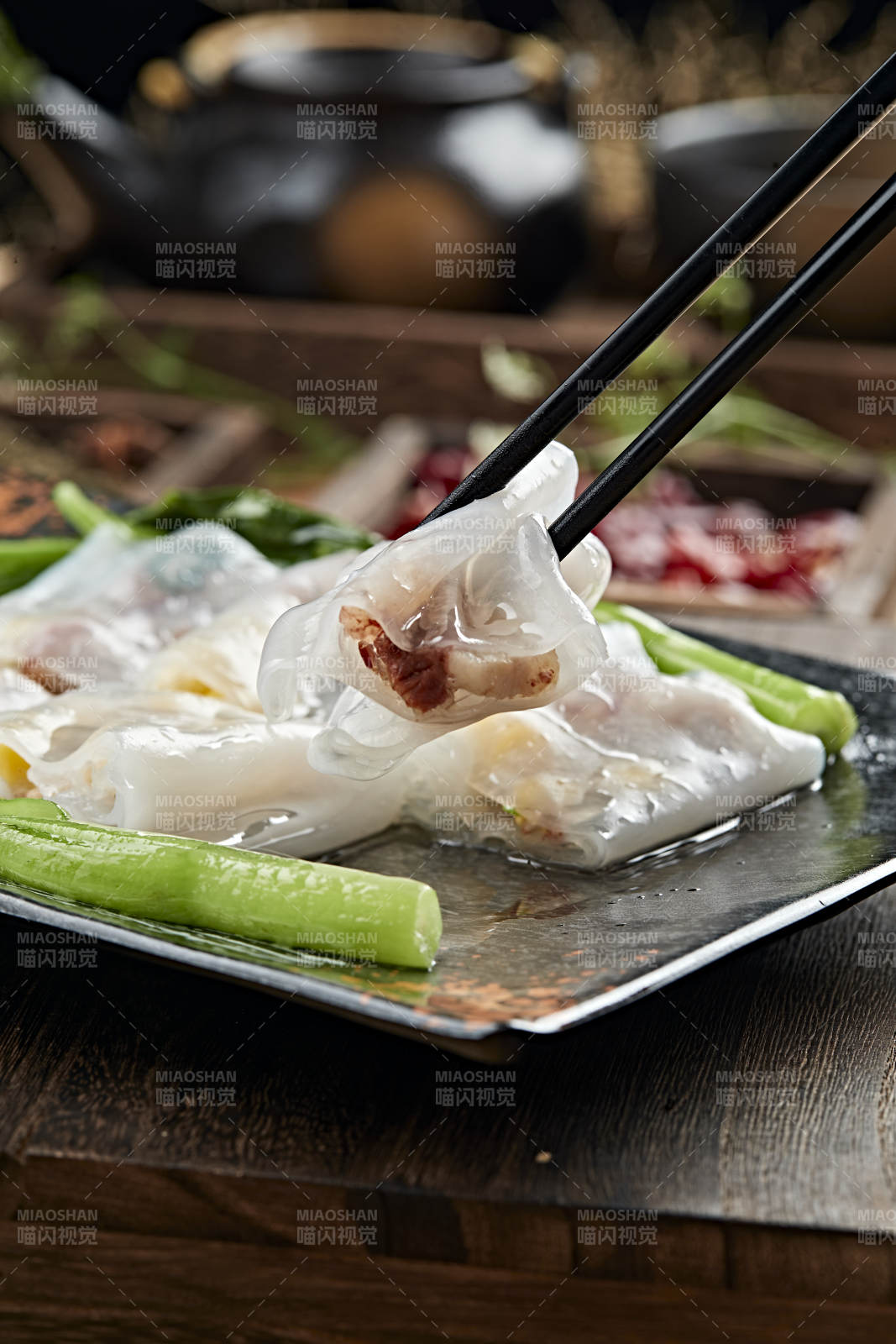 港式茶餐传统广式肠粉图片