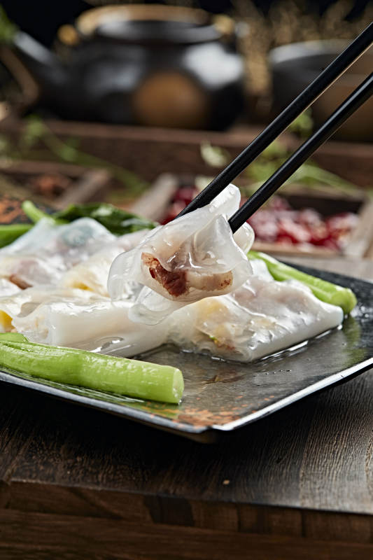 港式茶餐传统广式肠粉图片