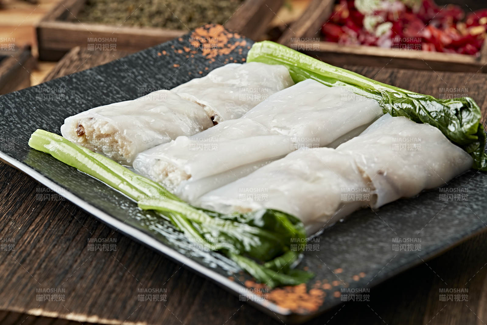 港式茶餐传统广式肠粉图片