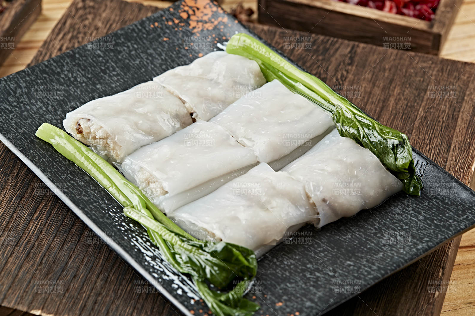 港式茶餐传统广式肠粉图片