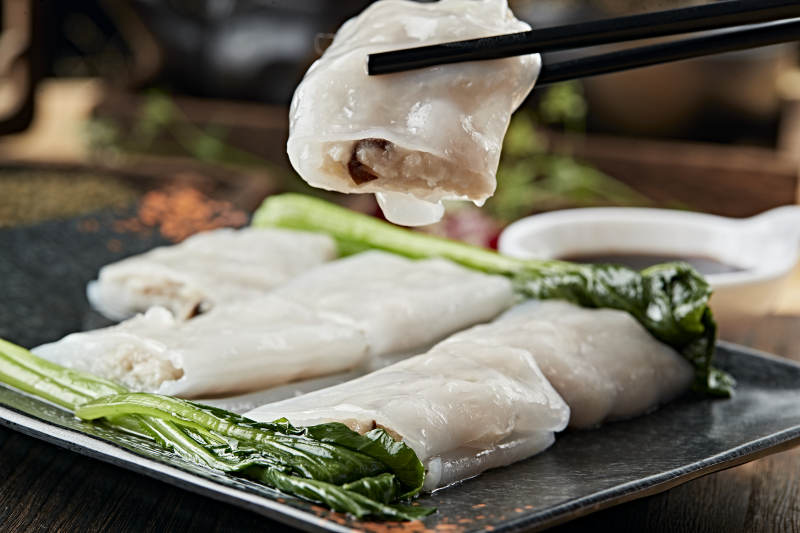 港式茶餐传统广式肠粉图片