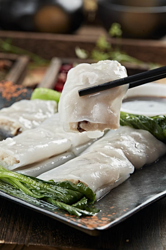 港式茶餐传统广式肠粉图片