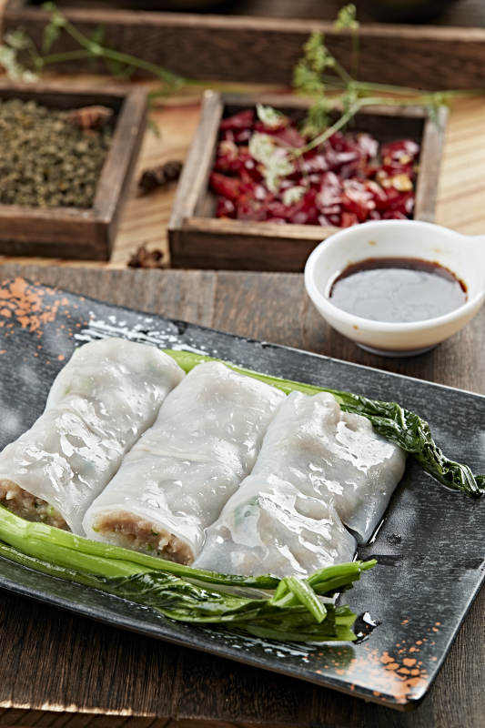 港式茶餐传统广式肠粉图片