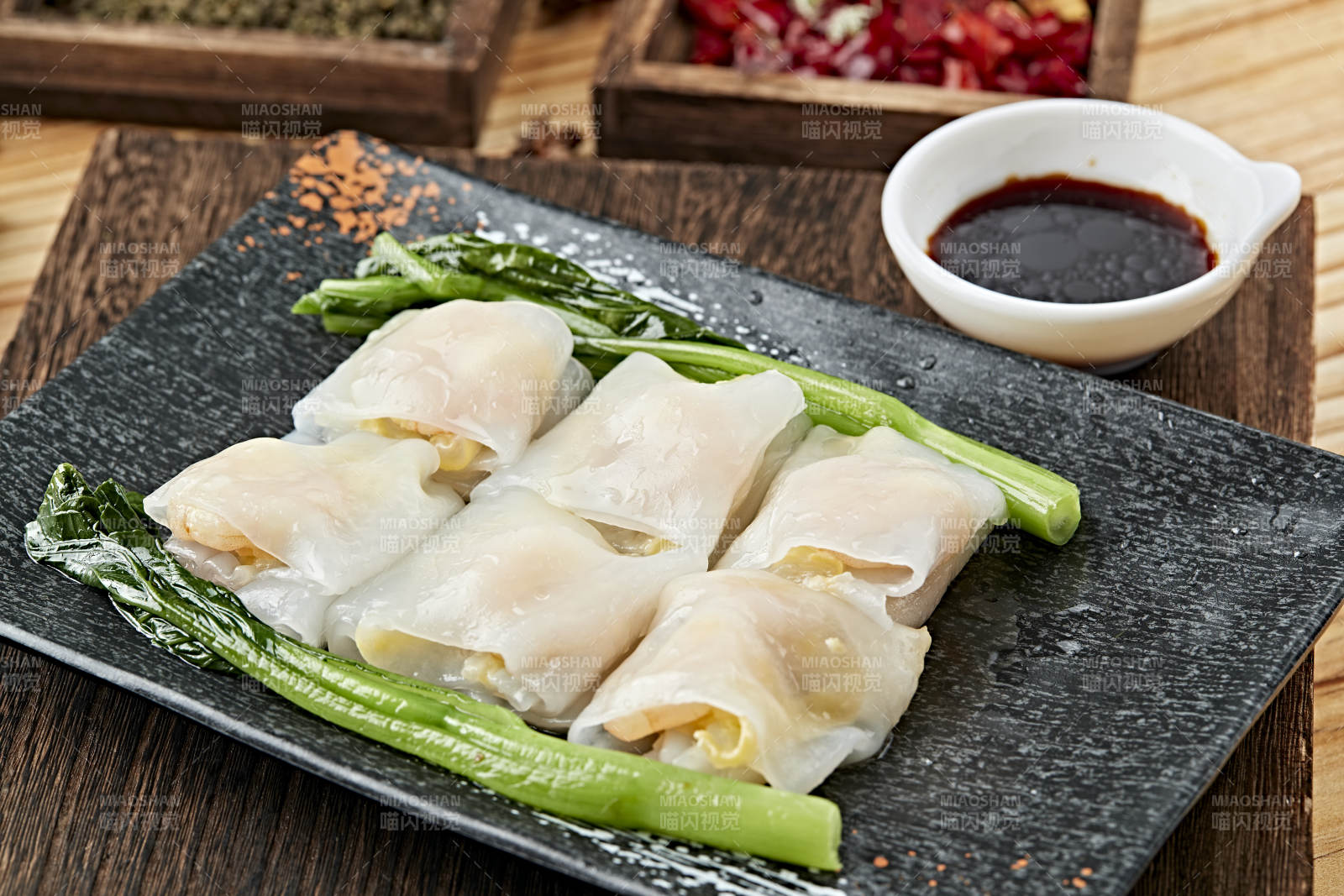 港式茶餐传统广式肠粉图片