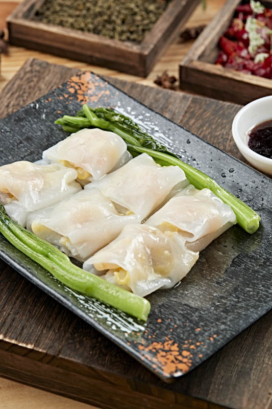 港式茶餐传统广式肠粉图片