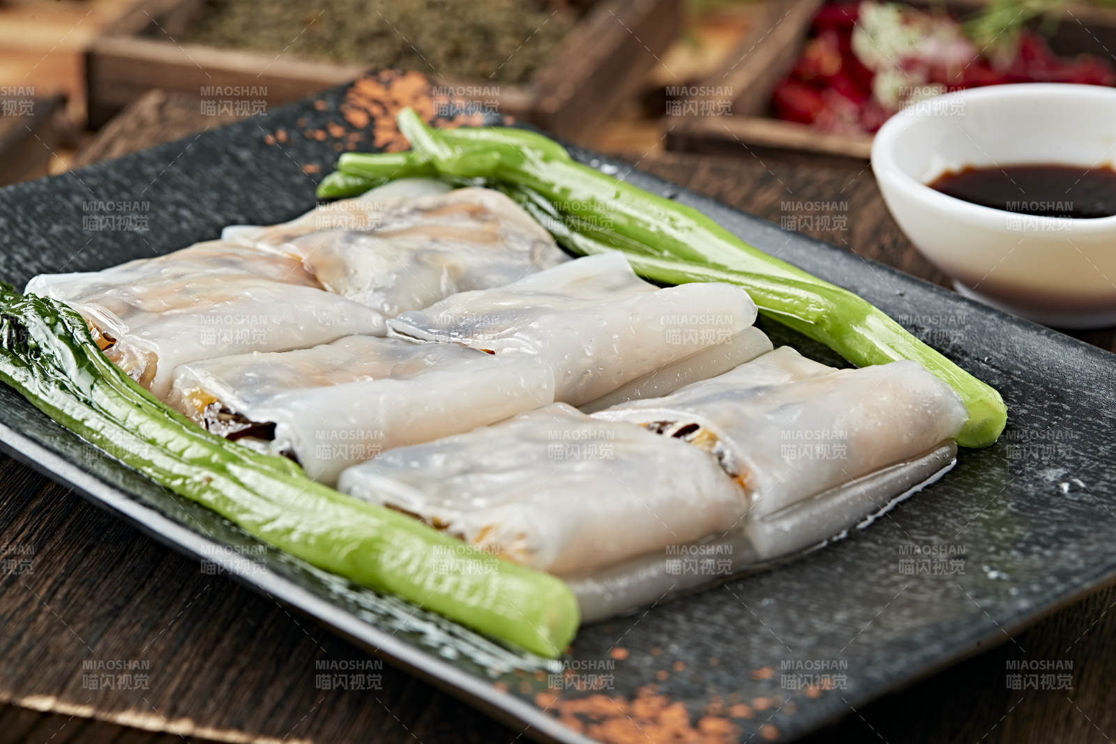 港式茶餐传统广式肠粉图片