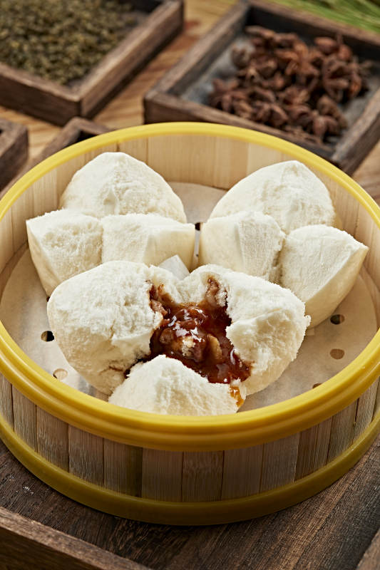 港式茶餐叉烧包图片