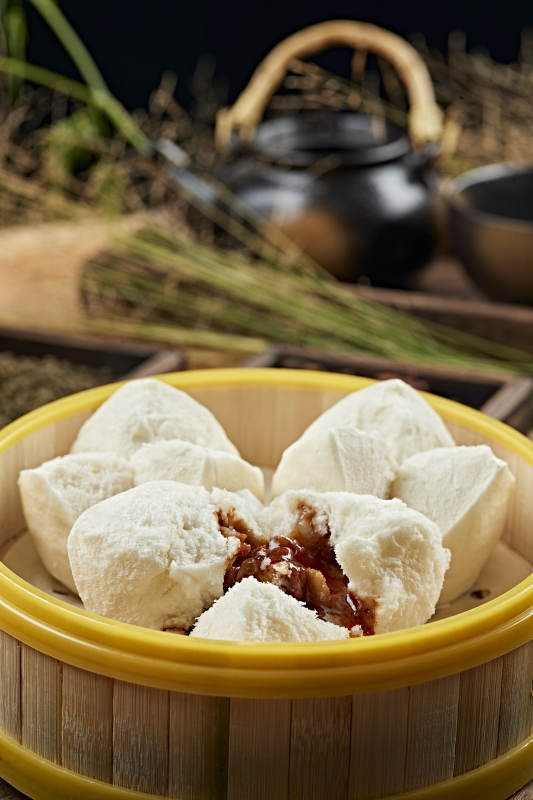 港式茶餐叉烧包图片