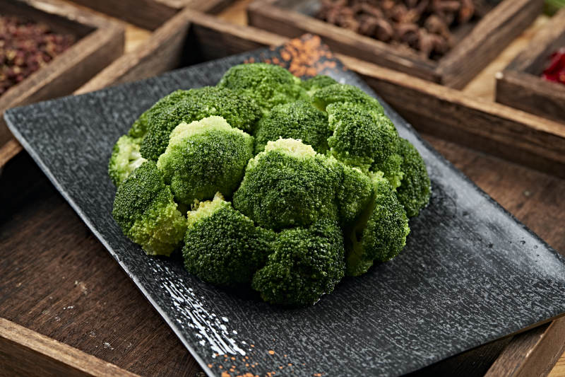 港式茶餐白灼西蓝花图片