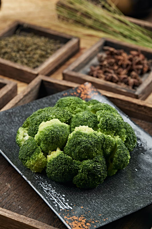 港式茶餐白灼西蓝花图片