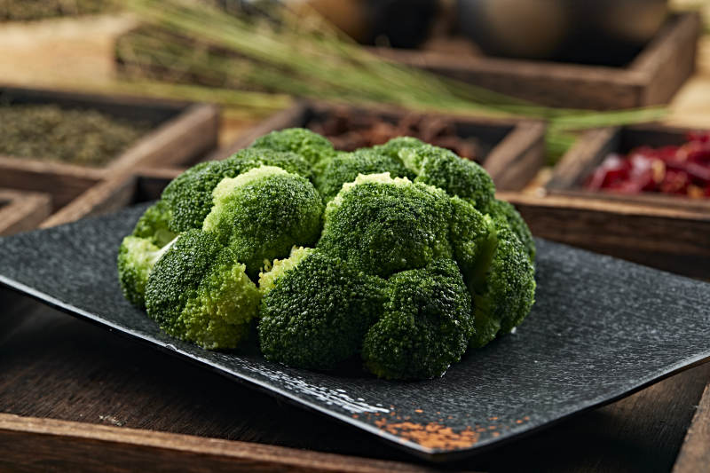 港式茶餐白灼西蓝花图片