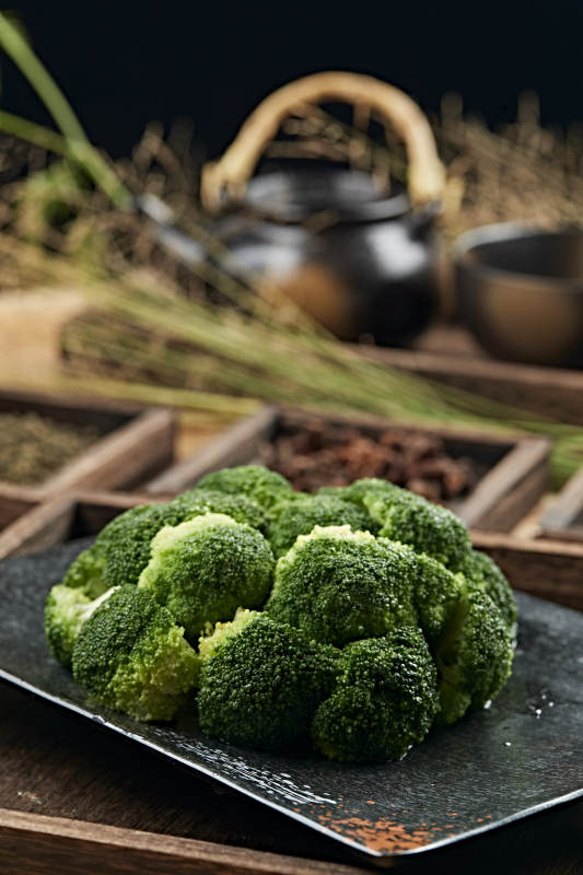 港式茶餐白灼西蓝花图片