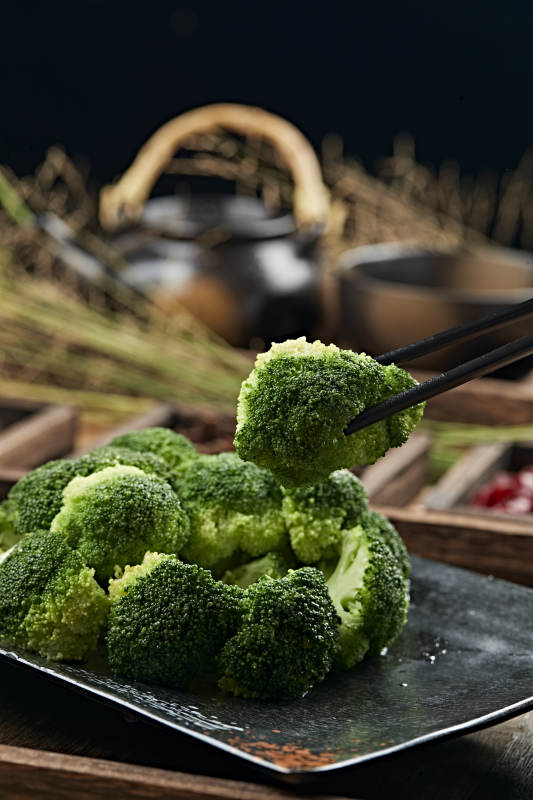 港式茶餐白灼西蓝花图片