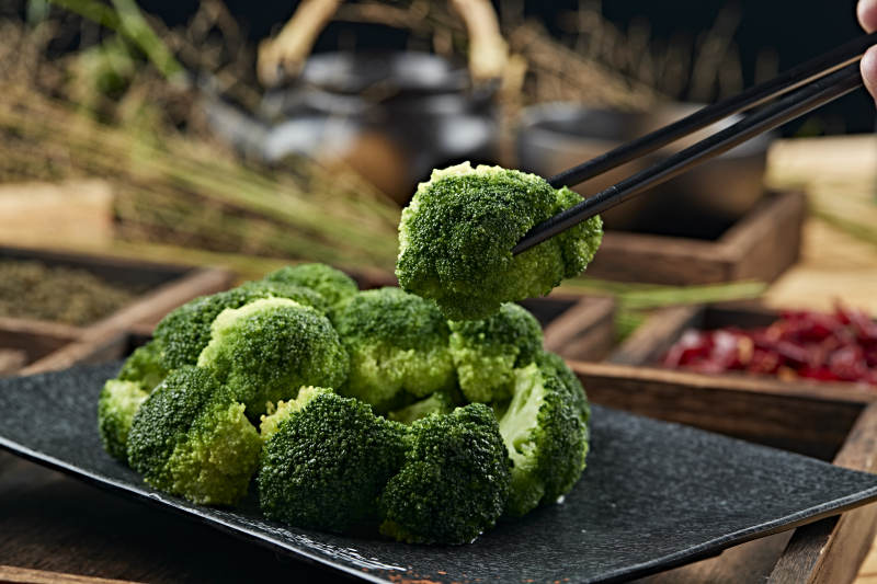 港式茶餐白灼西蓝花图片