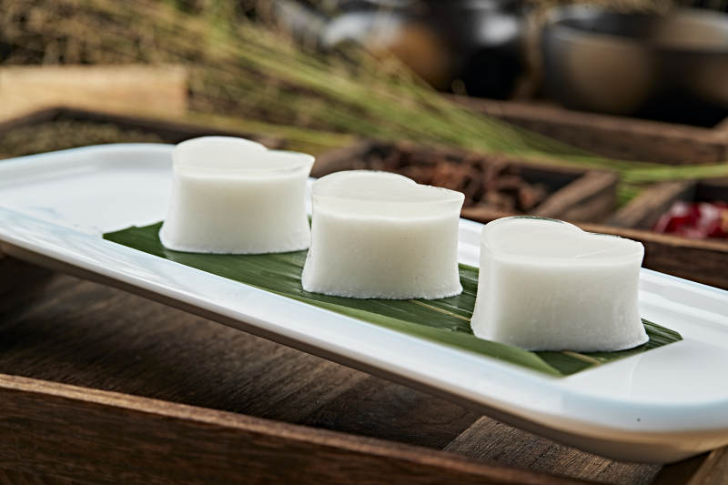 港式茶餐椰子水晶糕图片