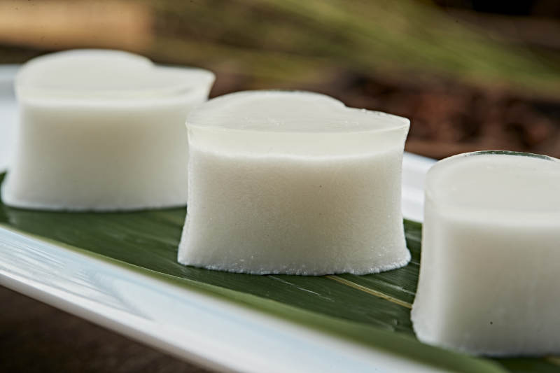 港式茶餐椰子水晶糕图片