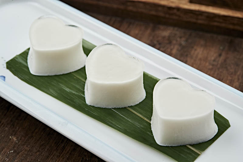 港式茶餐椰子水晶糕图片