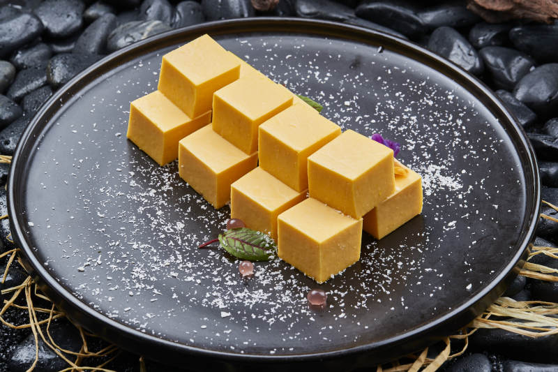 南瓜慕斯蛋黄南瓜豆腐图片