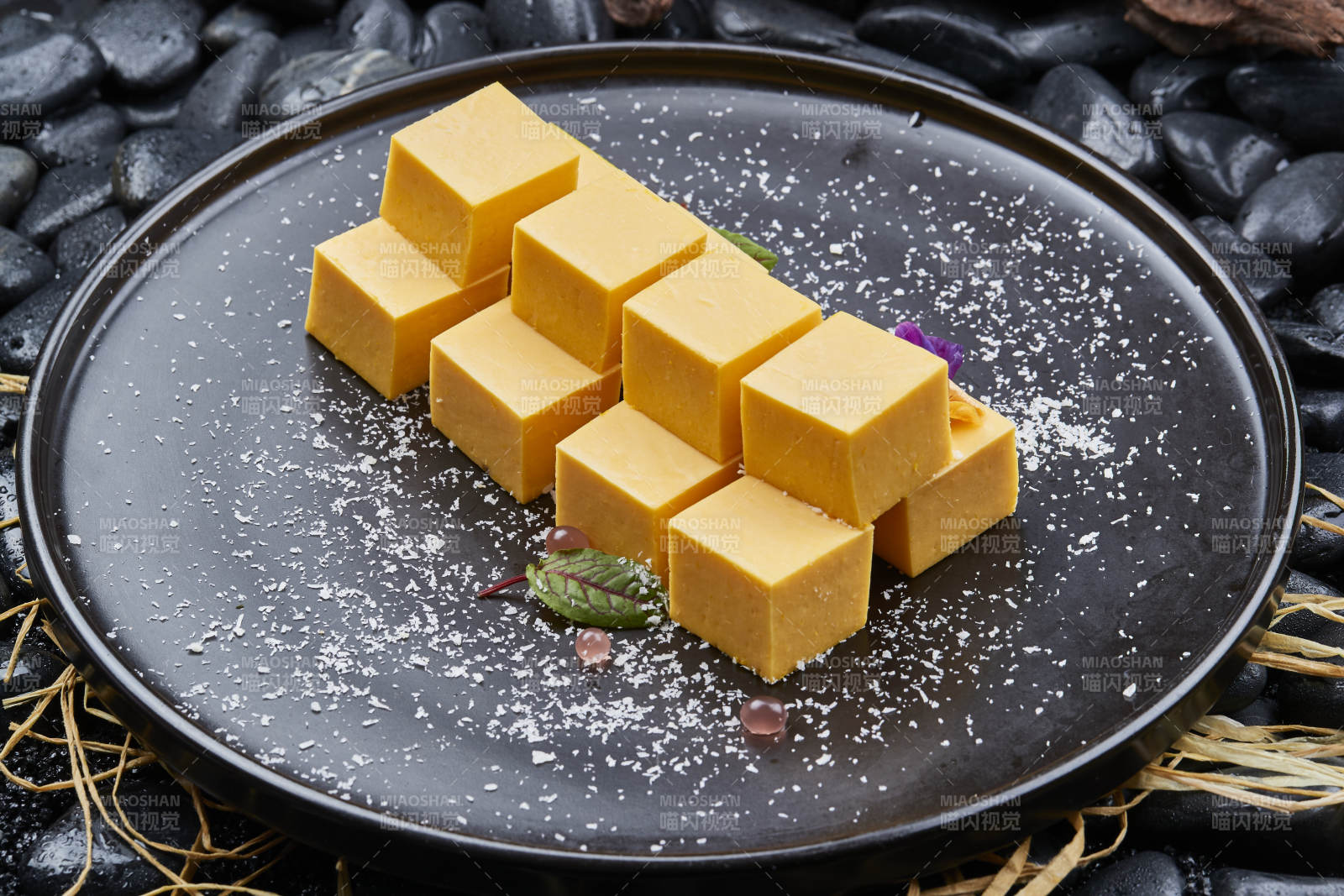 南瓜慕斯蛋黄南瓜豆腐图片