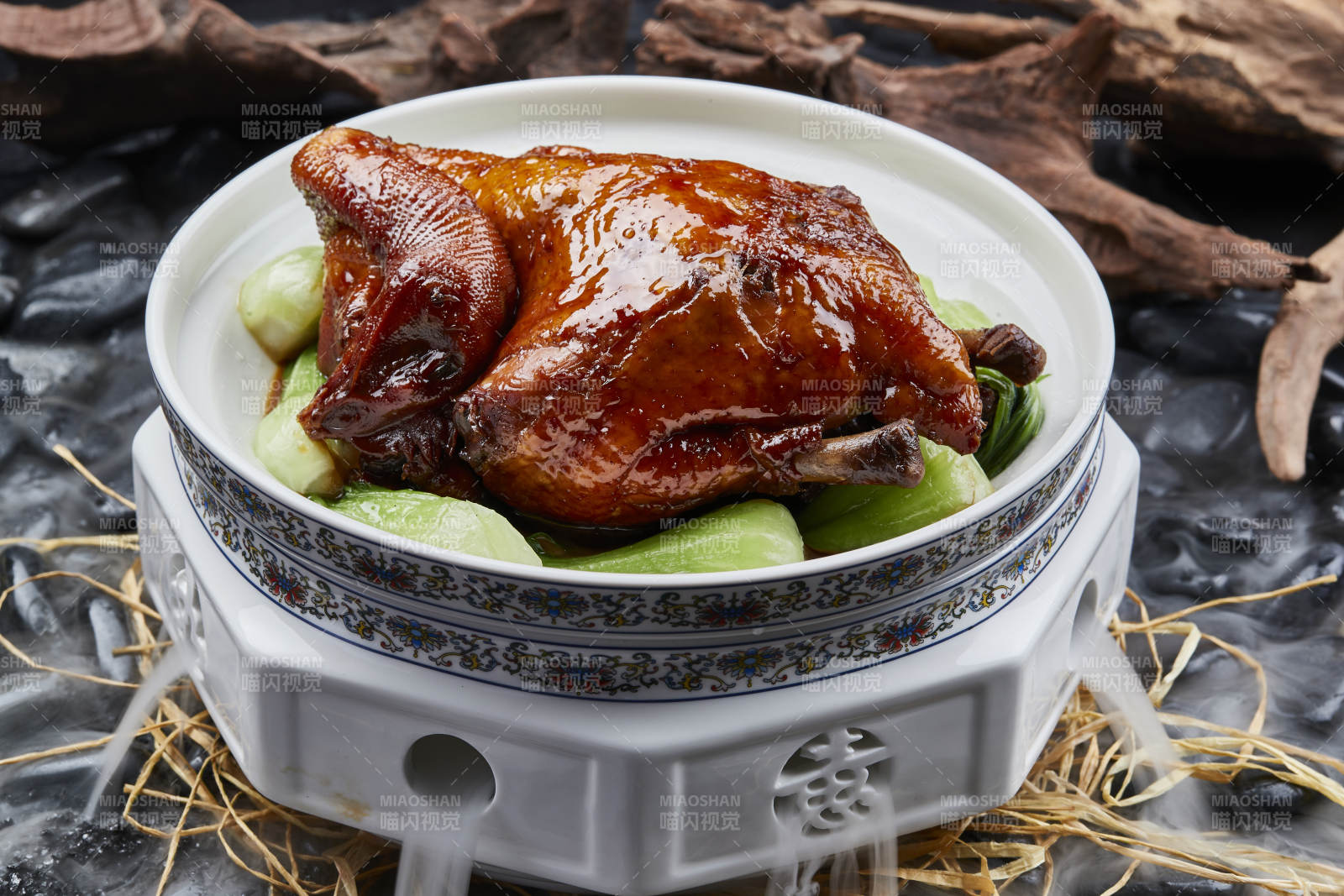 陈皮蜂蜜甜焗三黄鸡图片