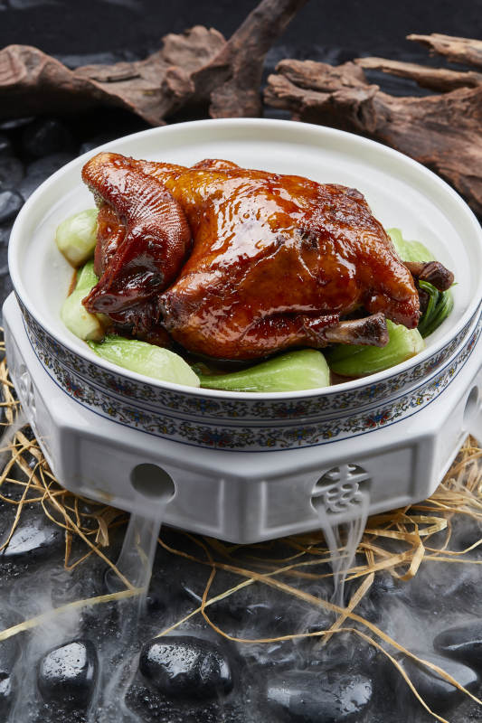 陈皮蜂蜜甜焗三黄鸡图片