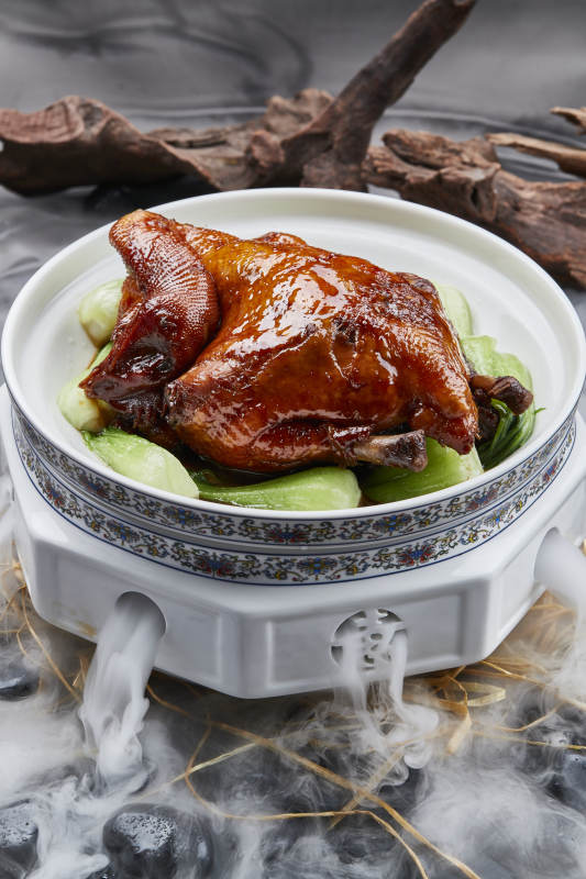 陈皮蜂蜜甜焗三黄鸡图片