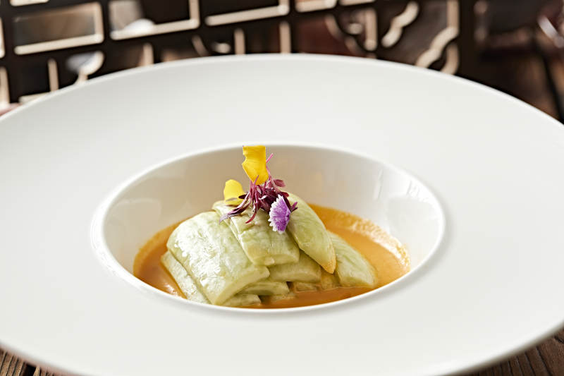 浇汁玉女佛手瓜图片