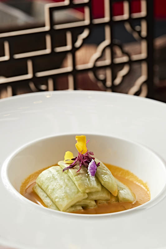 浇汁玉女佛手瓜图片