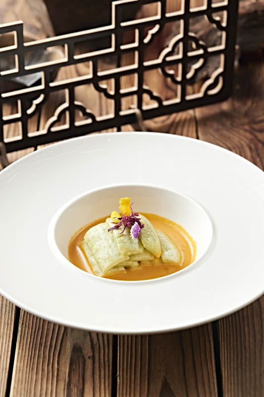 浇汁玉女佛手瓜图片