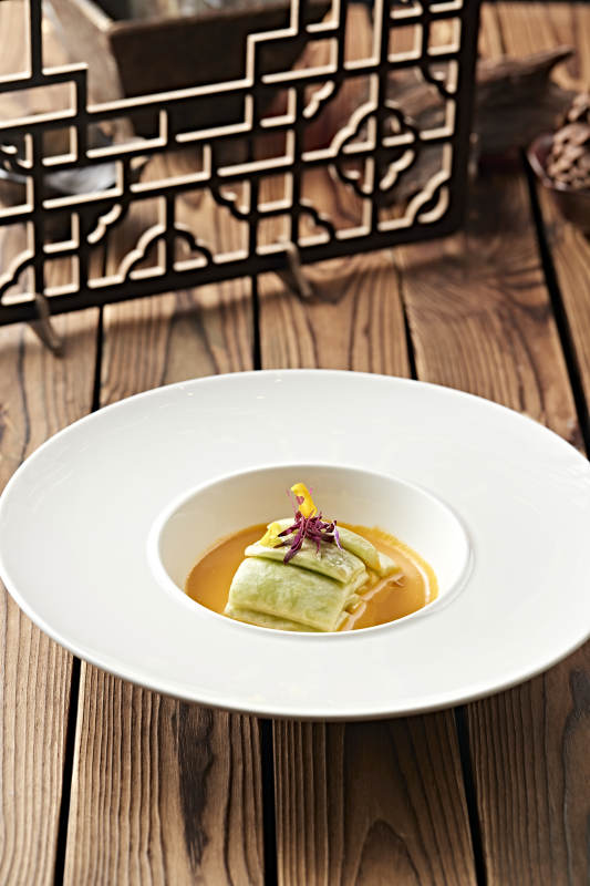 浇汁玉女佛手瓜图片