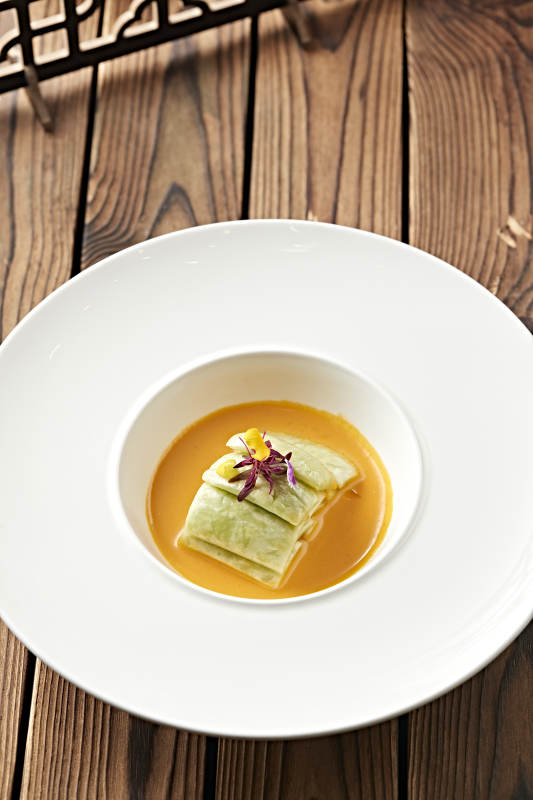 浇汁玉女佛手瓜图片