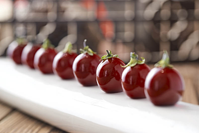 创意菜樱桃鹅肝图片