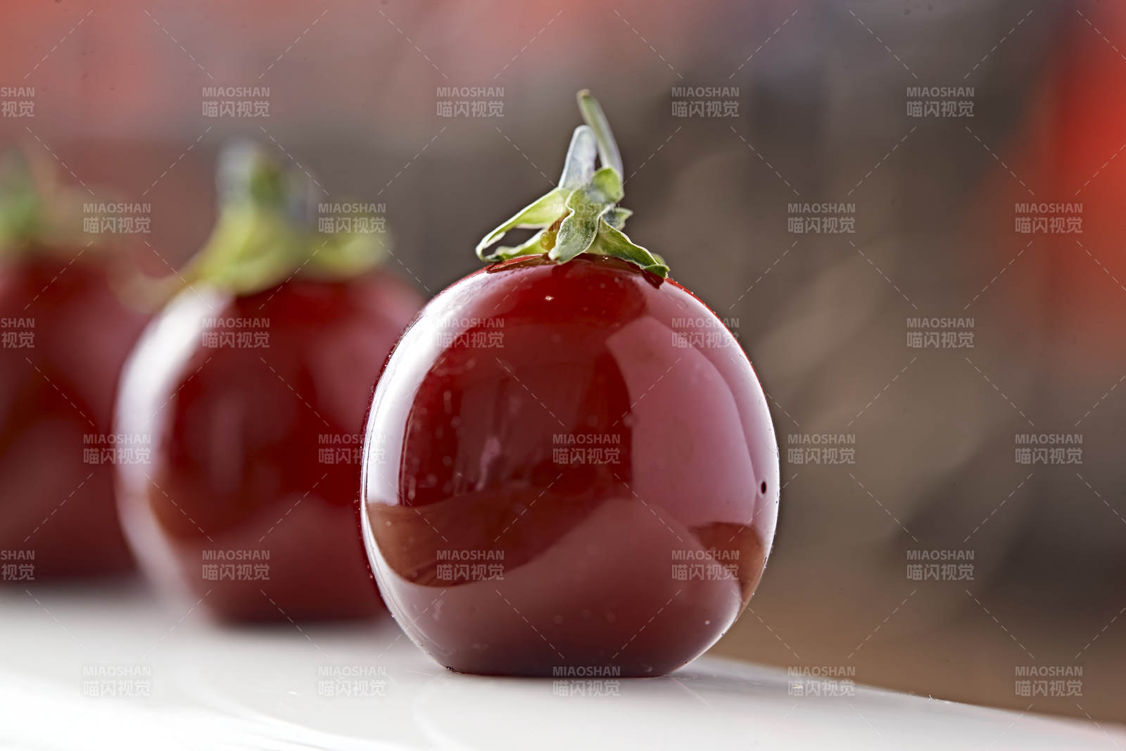 创意菜樱桃鹅肝图片