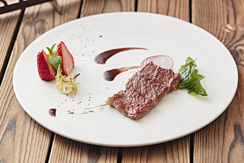 香煎安格斯小牛排图片