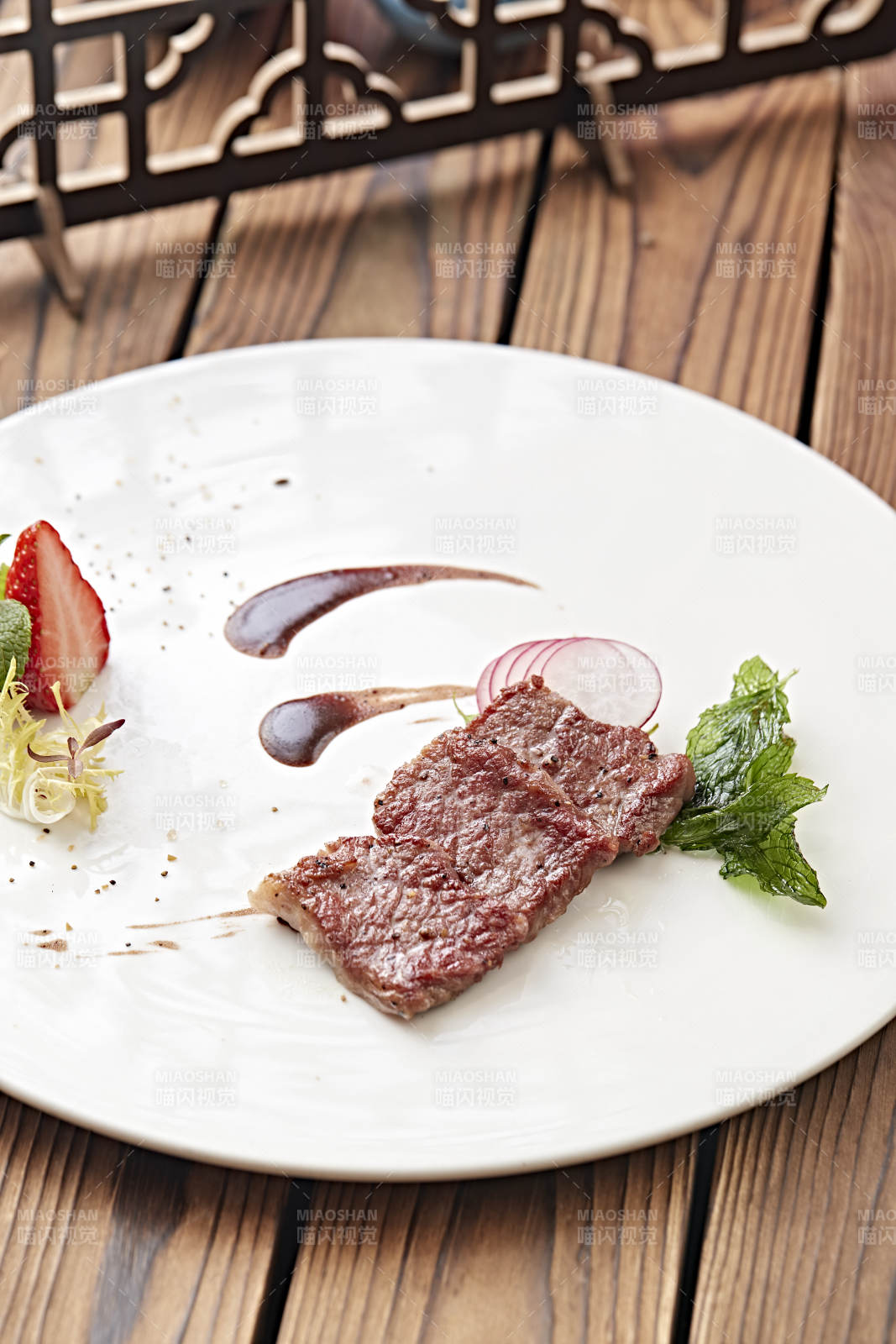 香煎安格斯小牛排图片