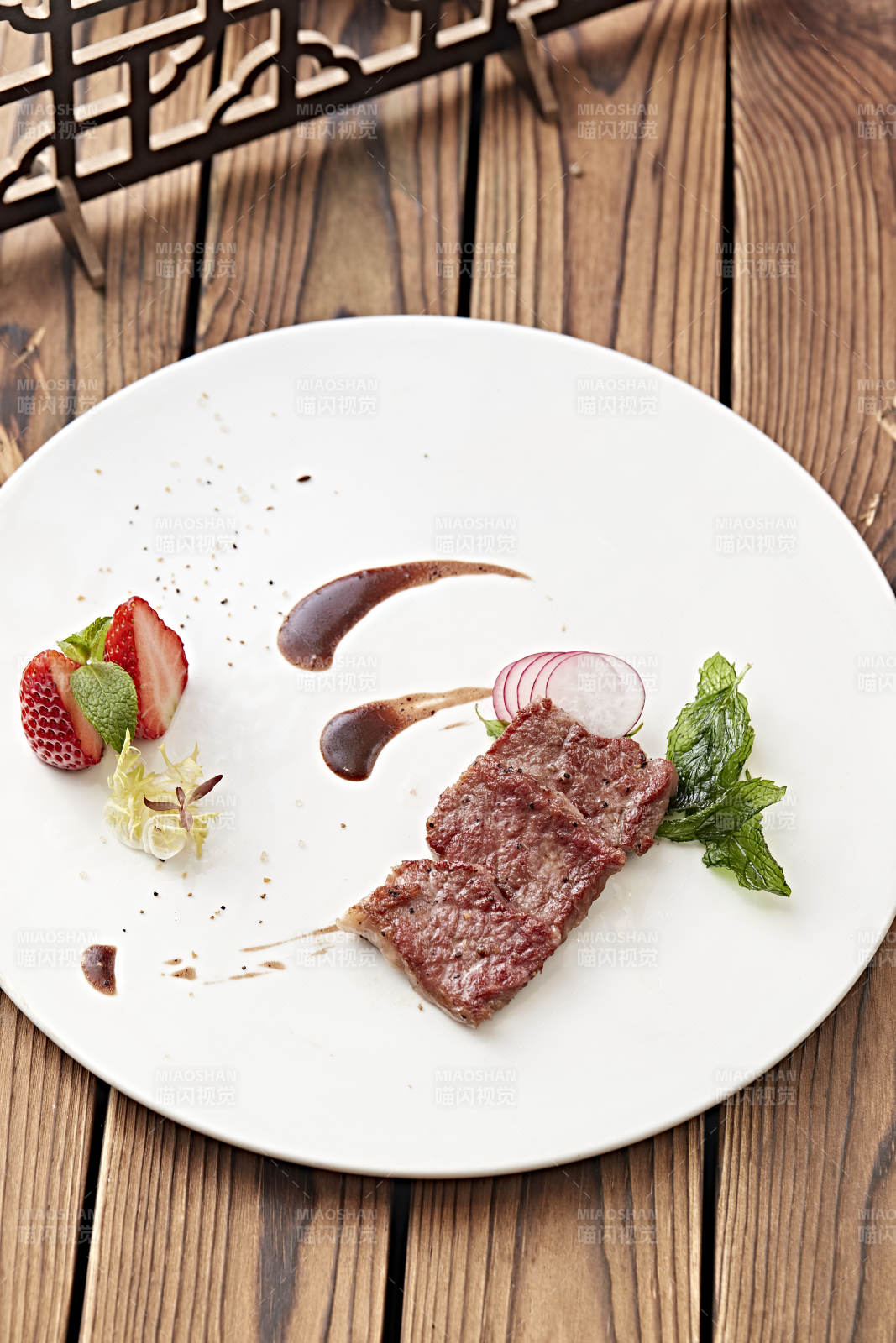 香煎安格斯小牛排图片