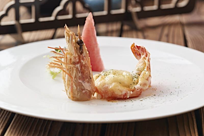 芝士焗深海大虾图片