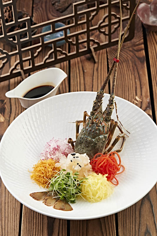 活龙虾刺身图片