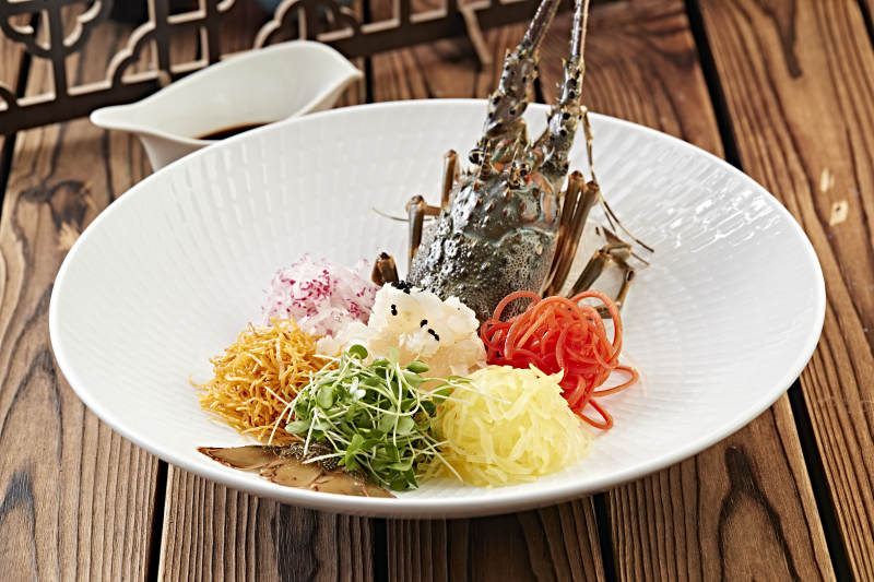 活龙虾刺身图片