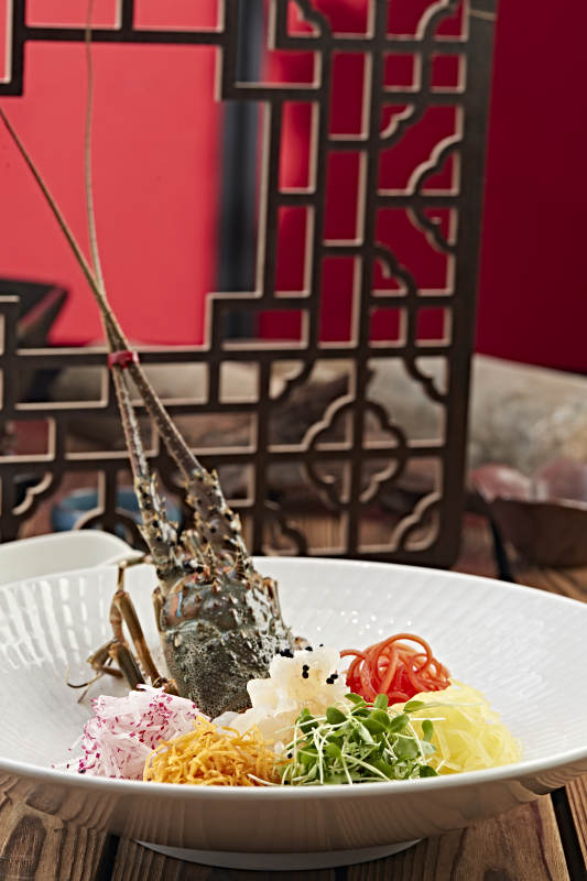 活龙虾刺身图片