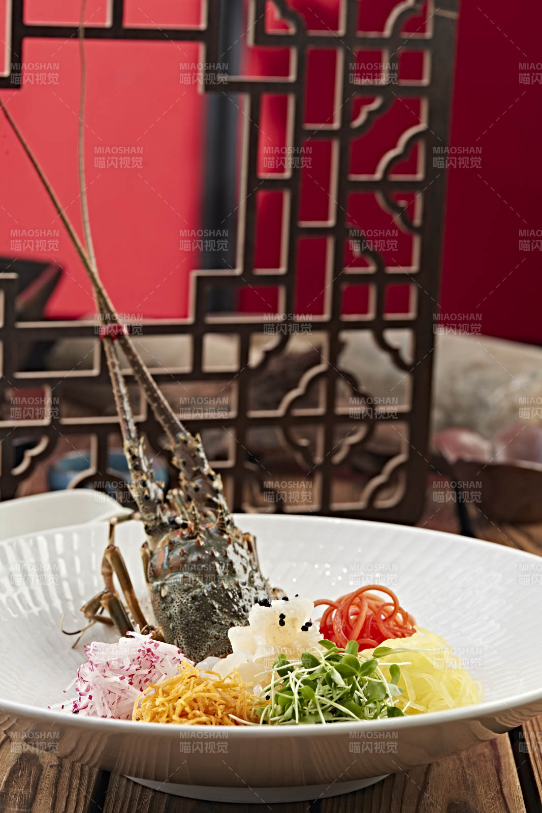 活龙虾刺身图片