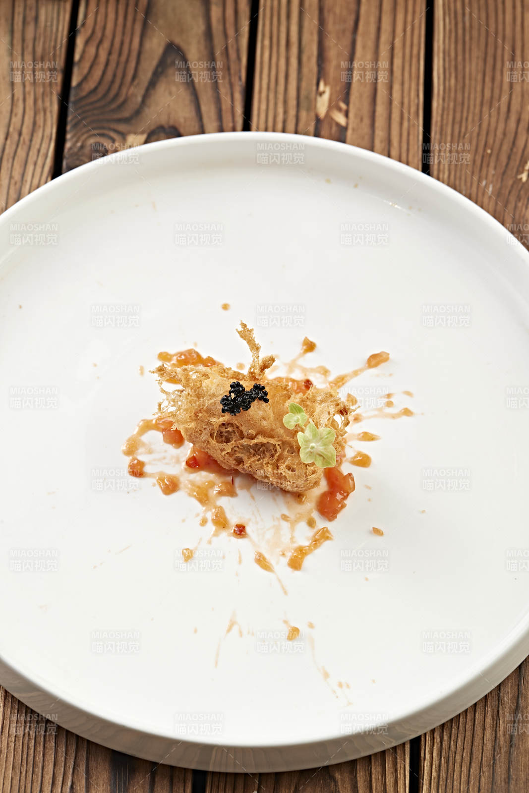 拖面香炸法式鹅肝图片