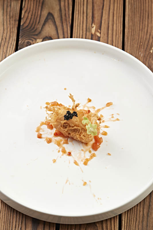 拖面香炸法式鹅肝图片