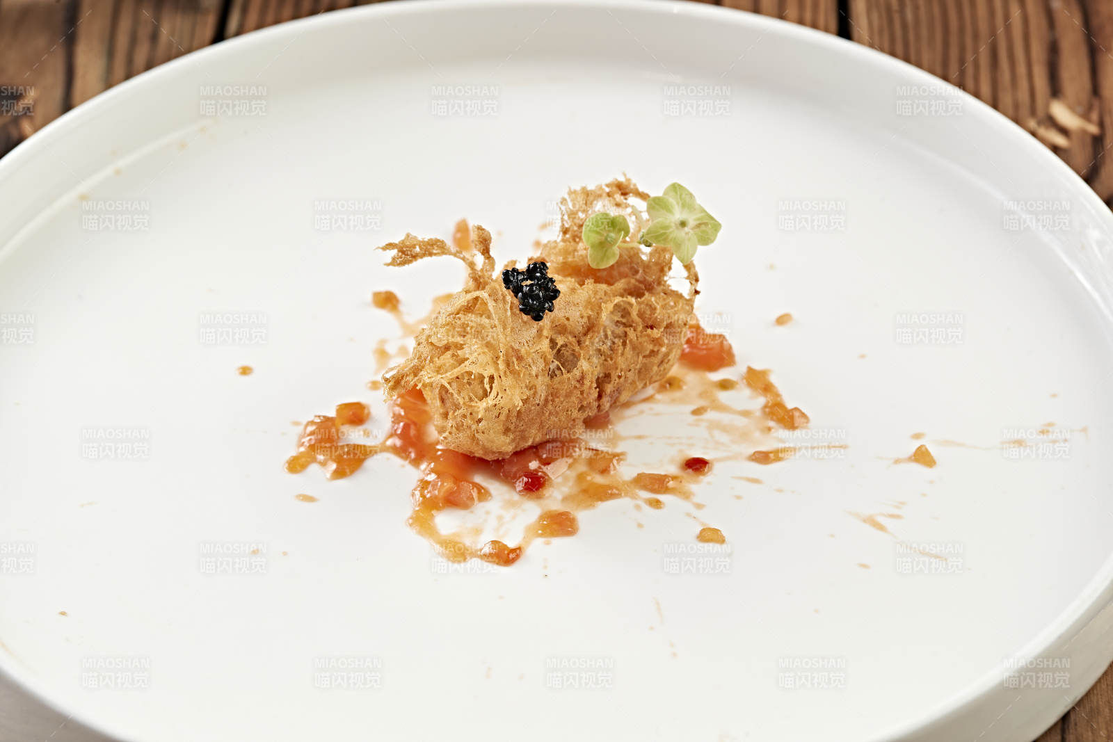 拖面香炸法式鹅肝图片